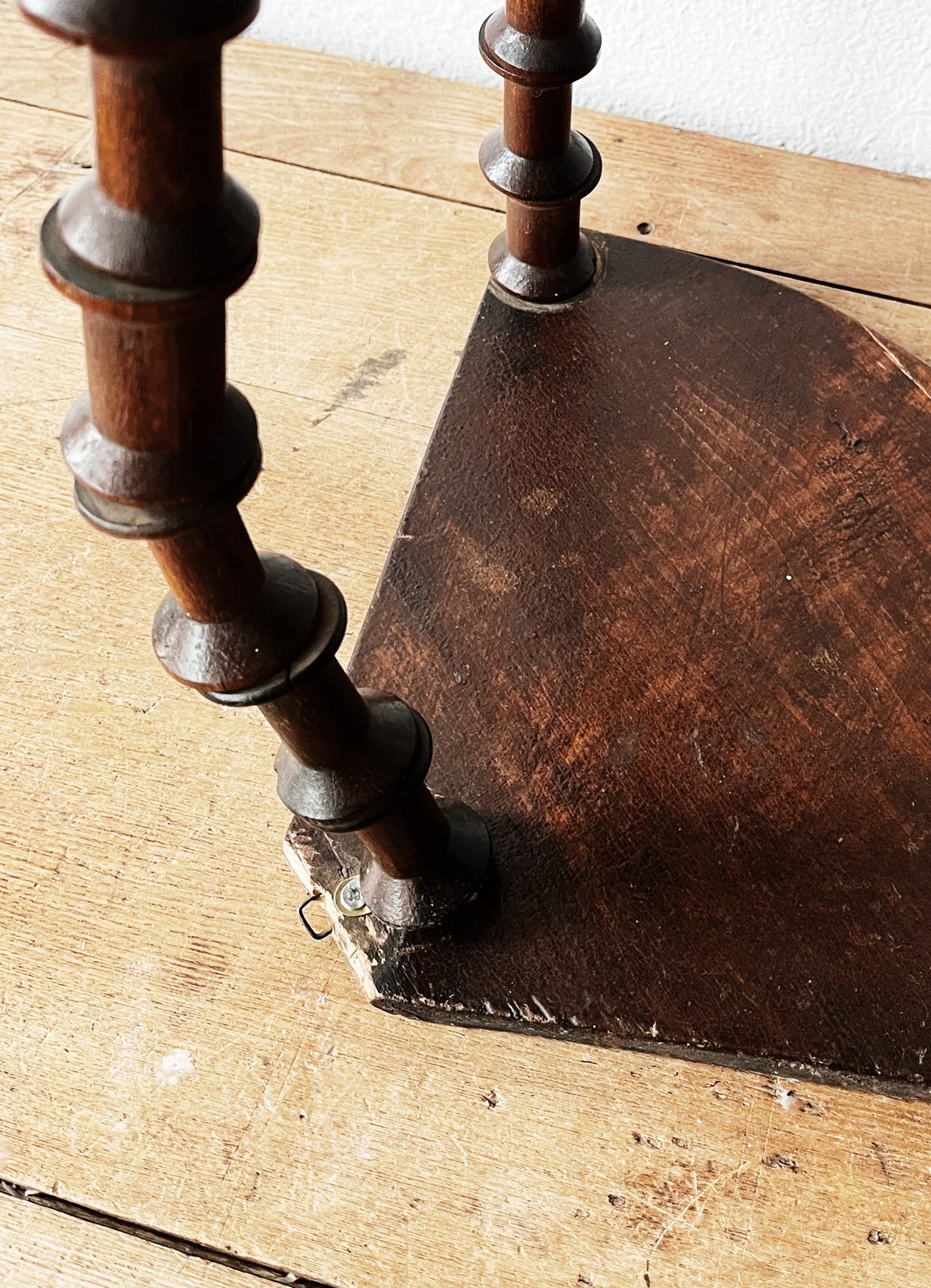 Antique Folk Art Spool Shelf
