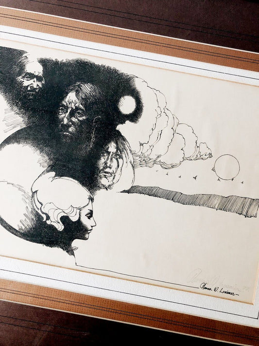 Vintage Thomas W Lorimer Signed Litho 1977