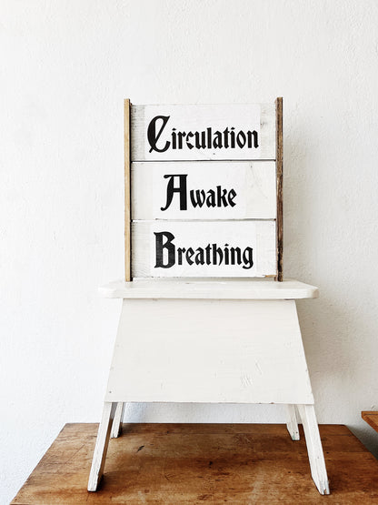 Vintage Wellness Sign