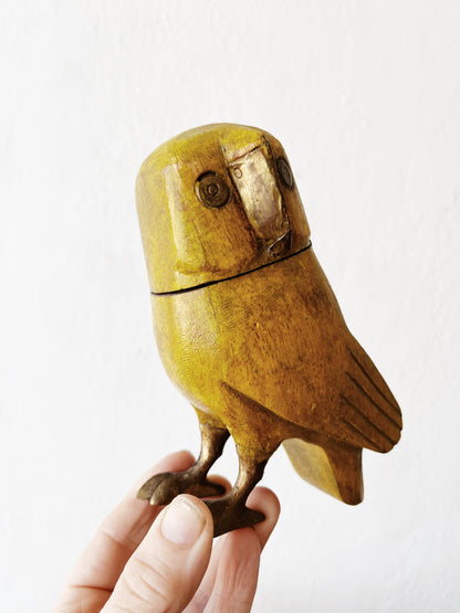 Vintage Folk Owl Box