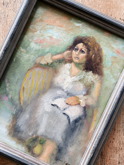 Vintage Original Framed Portrait