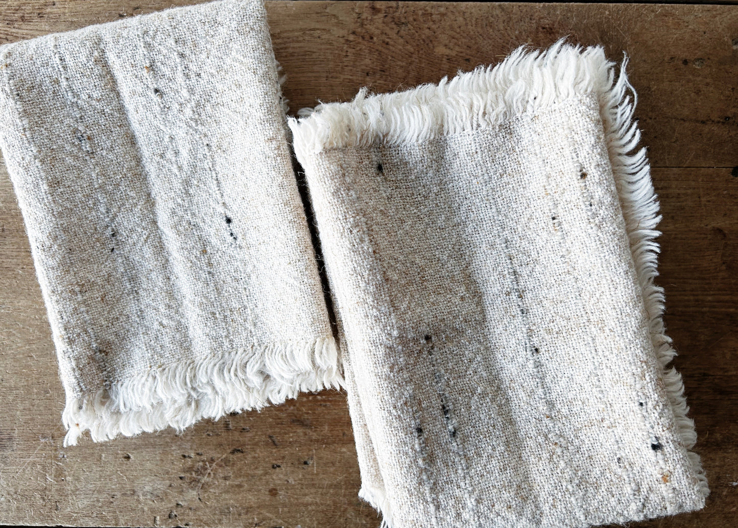 Vintage Set of 10 Woven Napkins