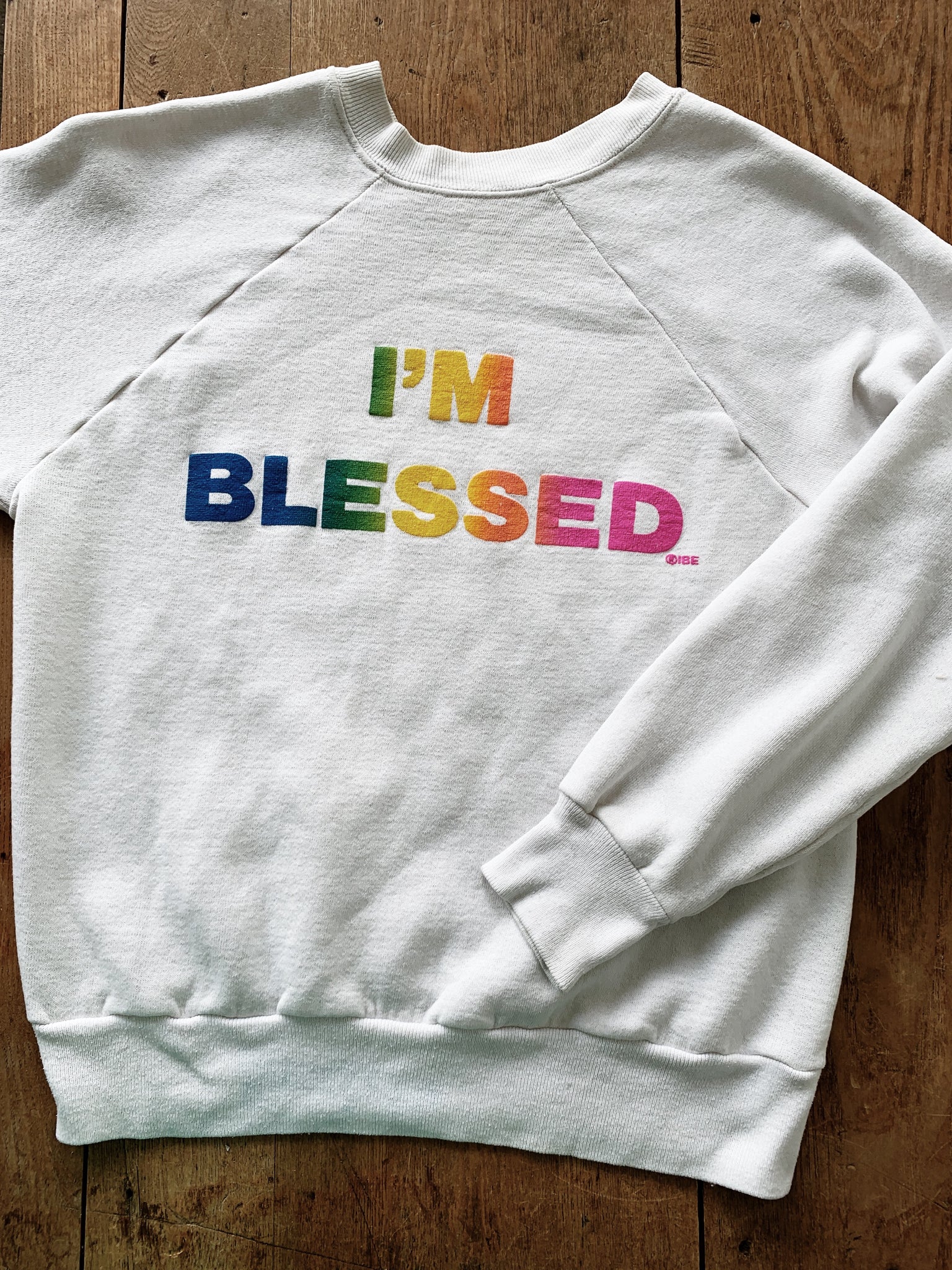 Vintage Rainbow Blessed Sweatshirt