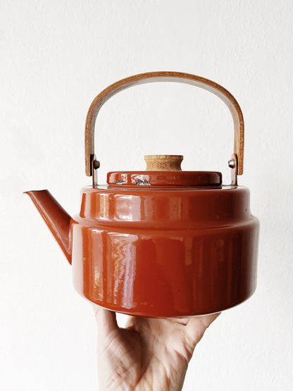 Vintage Enamel Kettle