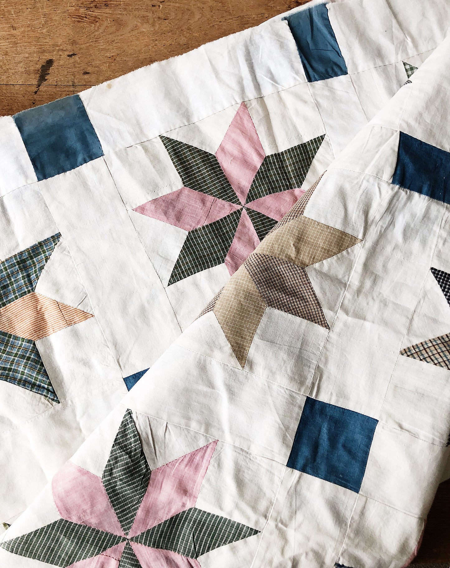 Vintage Cotton Quilt Top