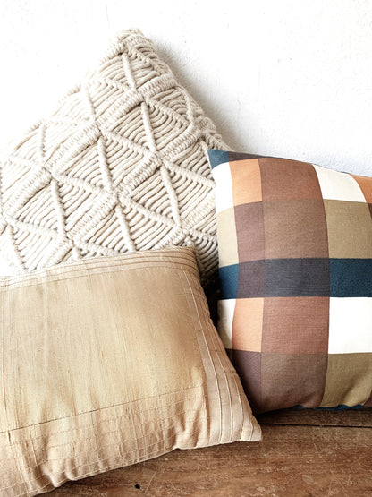 Cotton, Silk or Wool Cushion