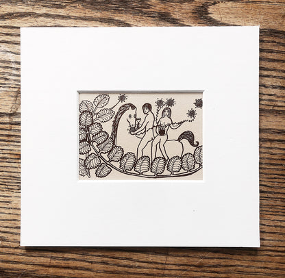 Vintage Win Ng Illustration