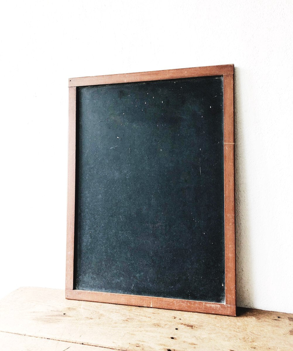 Vintage Wood Framed Blackboard