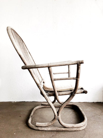 Vintage Albini Style Bamboo Chair