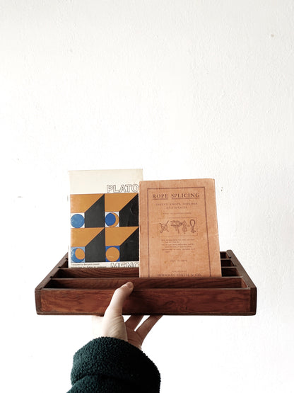 Vintage Wood Organizer