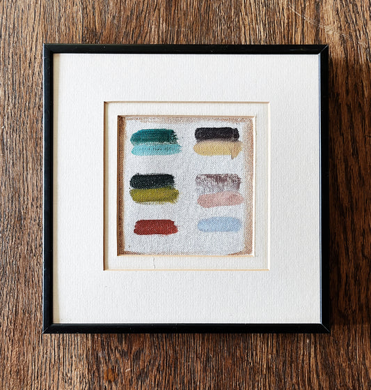 Original Abstract Color Study Painting