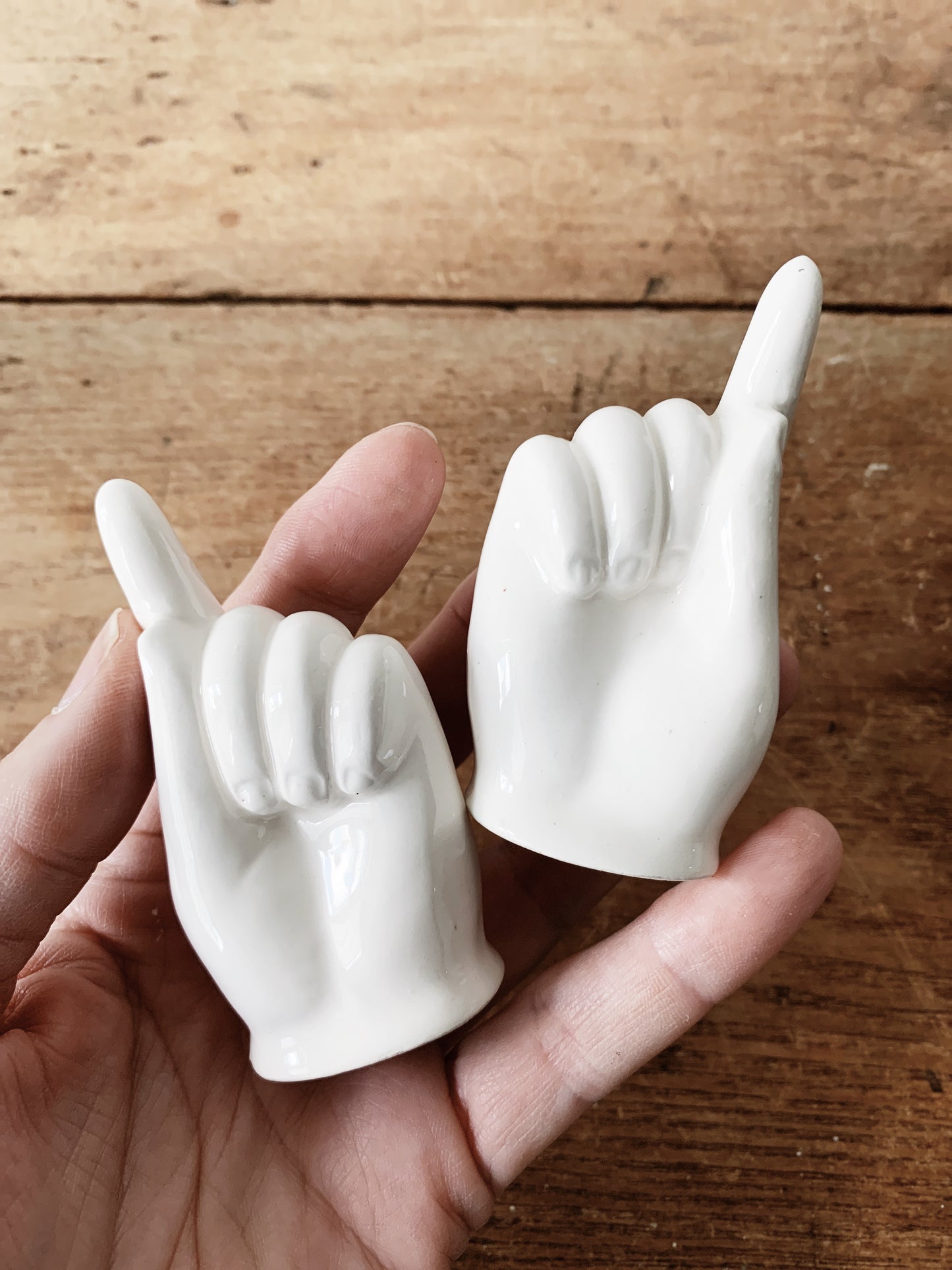 Vintage Ceramic Hand