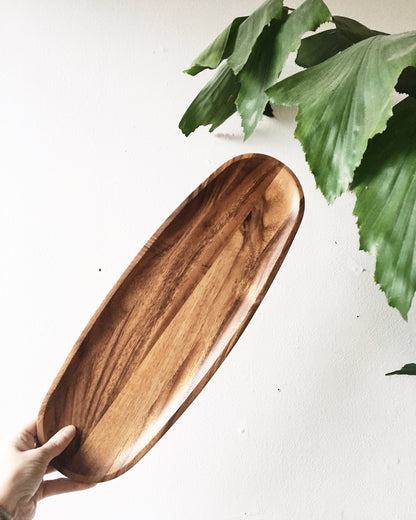 Oblong Wood Platters