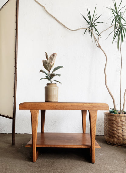 Mid Century Lane Alta Vista Walnut Side Table