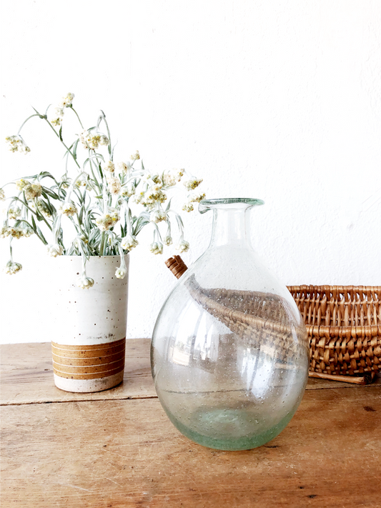 Vintage Blown Glass Decanter