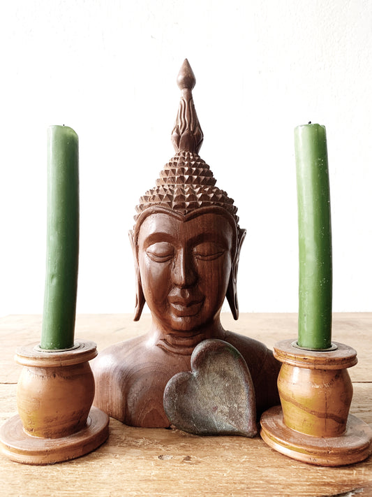 Carved Wood Shakyamuni Buddha Thailand