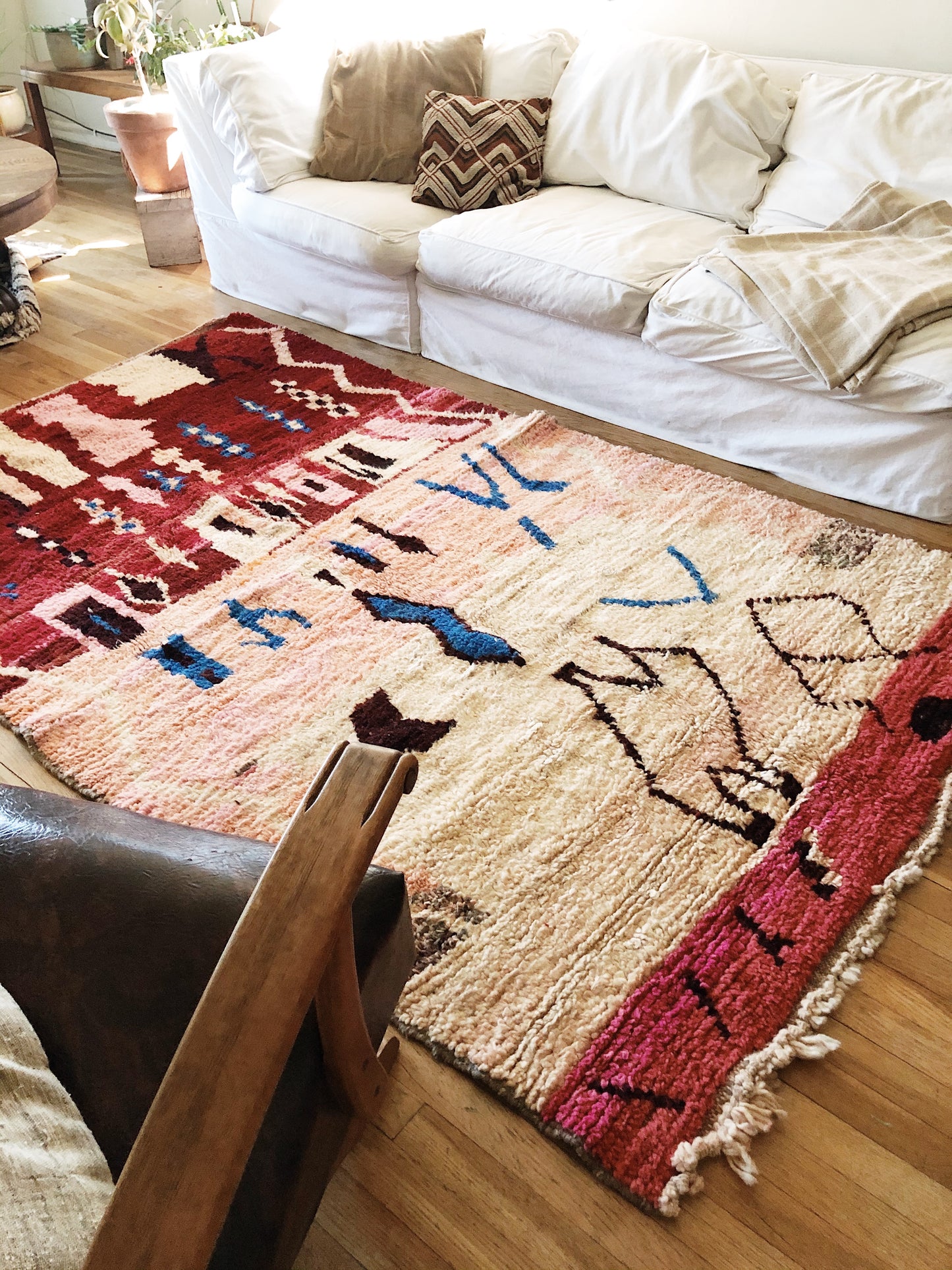 Vintage Moroccan Wool Berber Rug