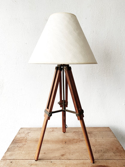 Vintage Tripod Lamp with Shade