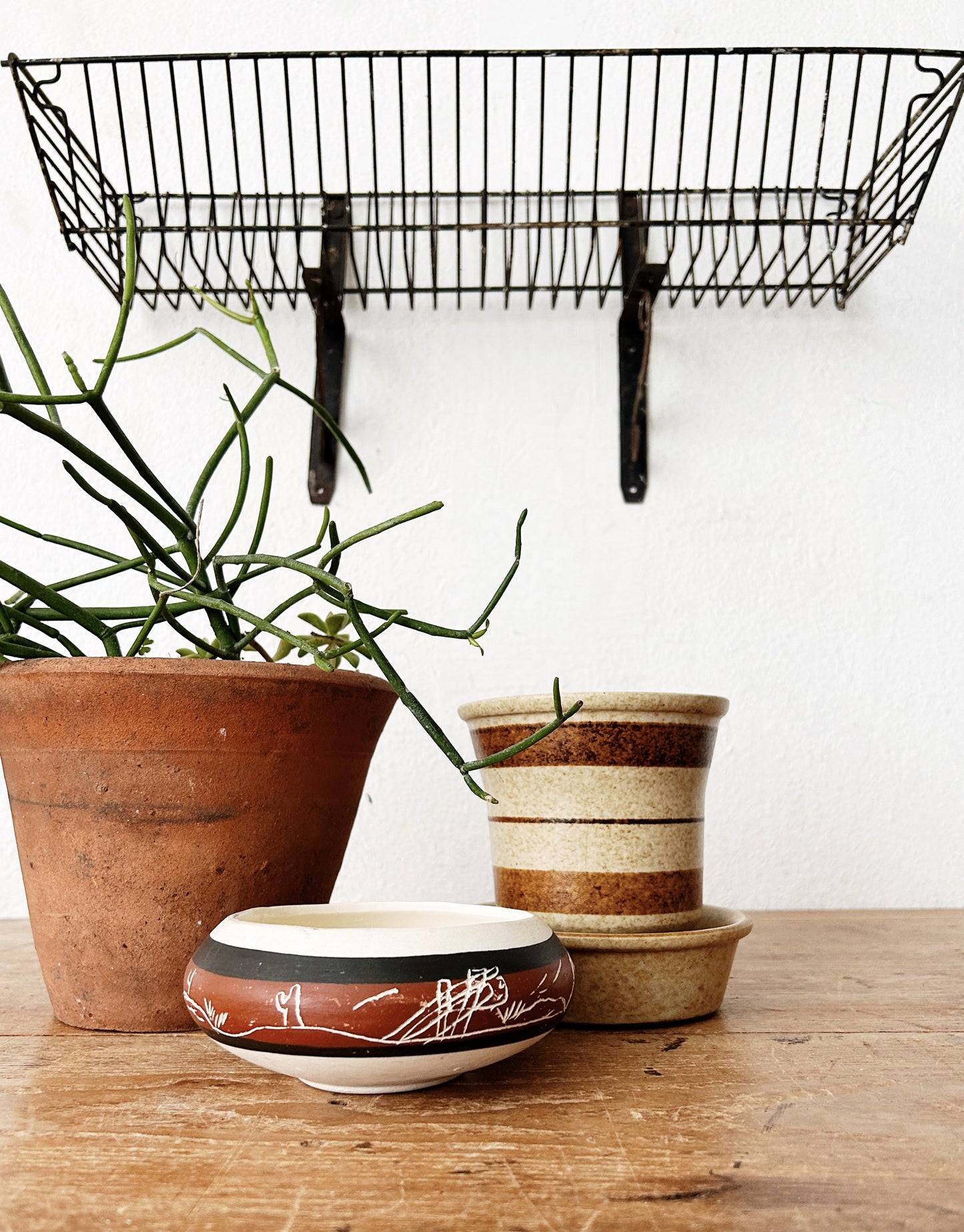 Vintage Pottery Craft Plant Pot