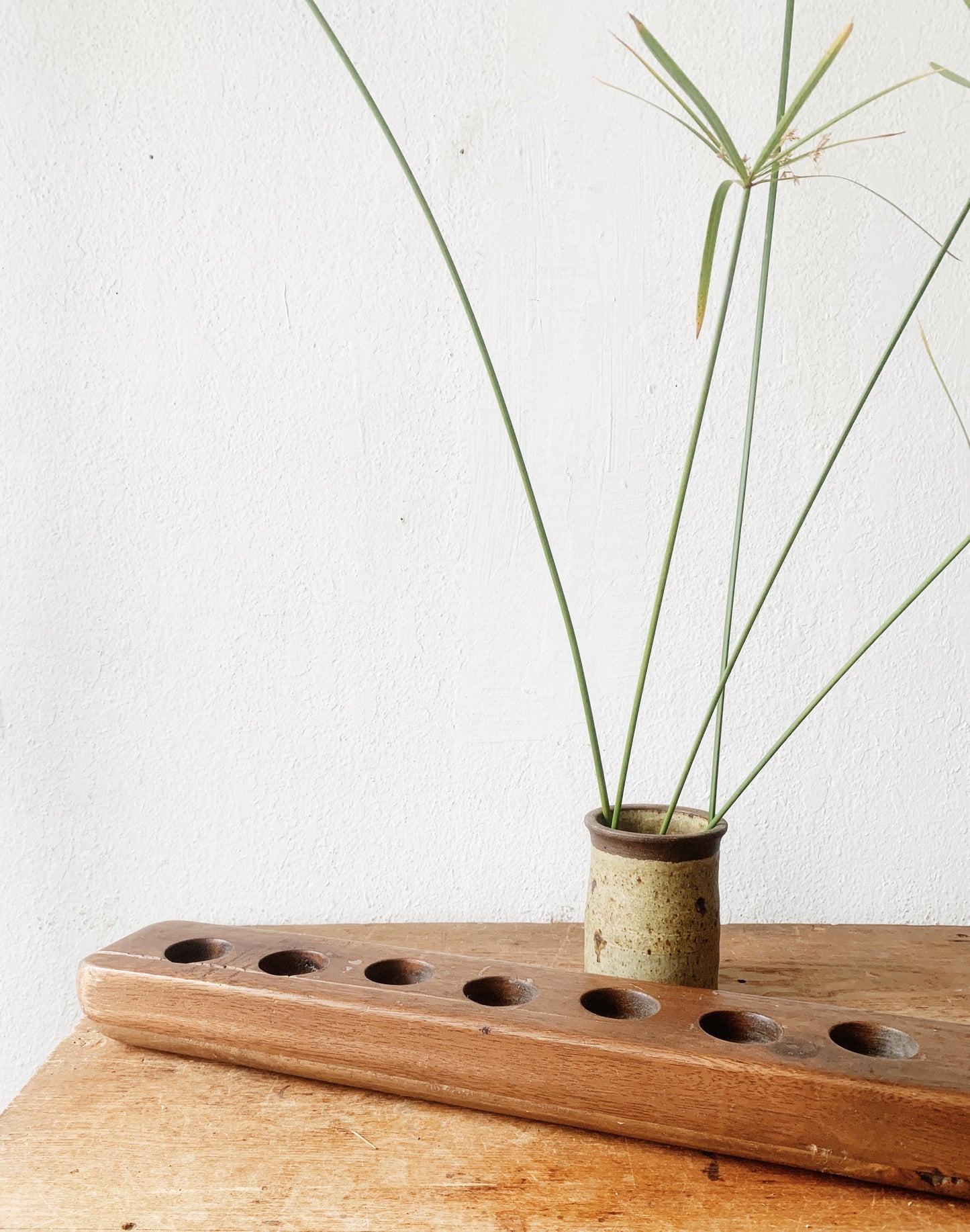 Extra Long Handmade Wood Votive Holder