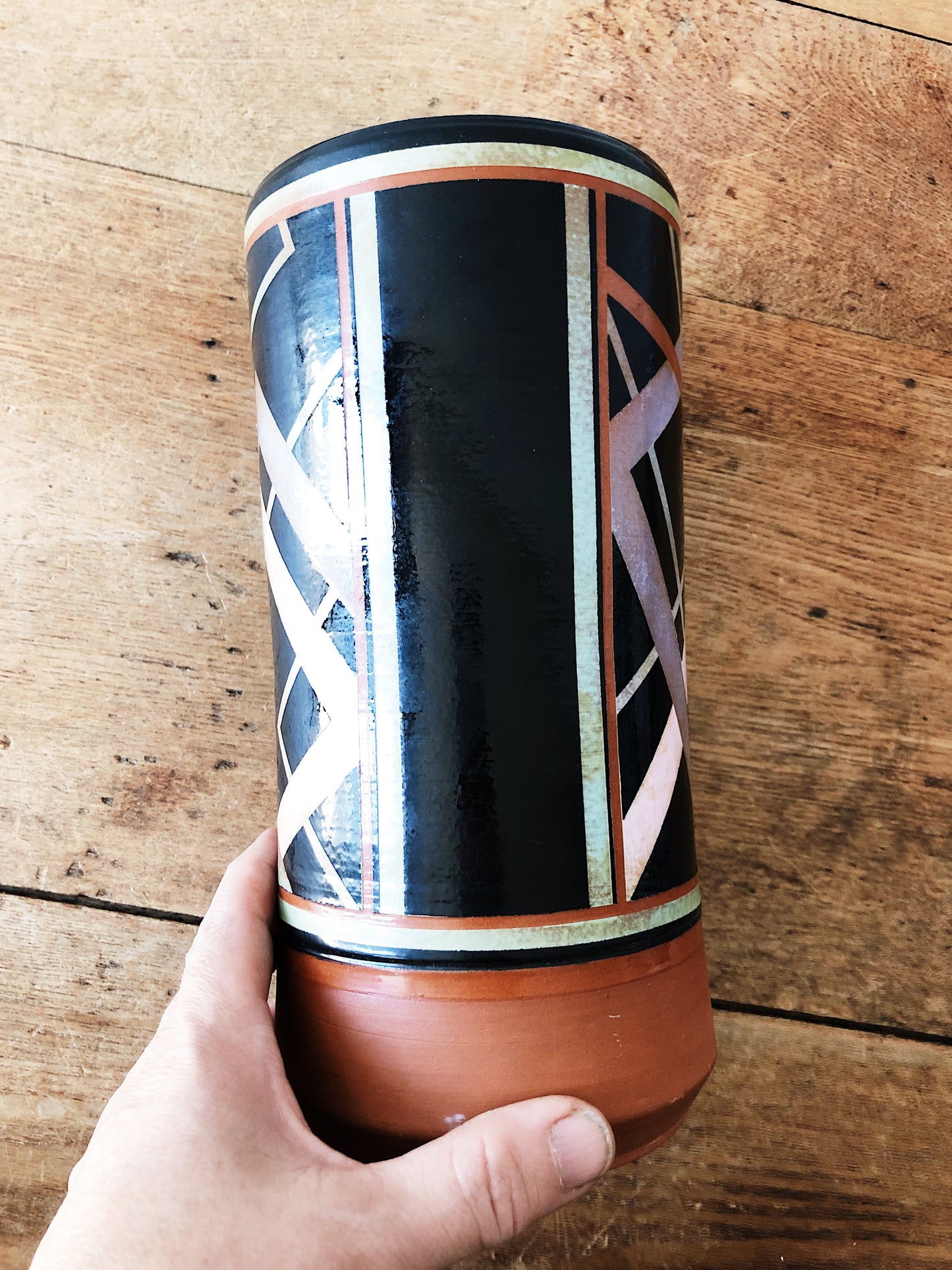 Graphic Handmade Vase