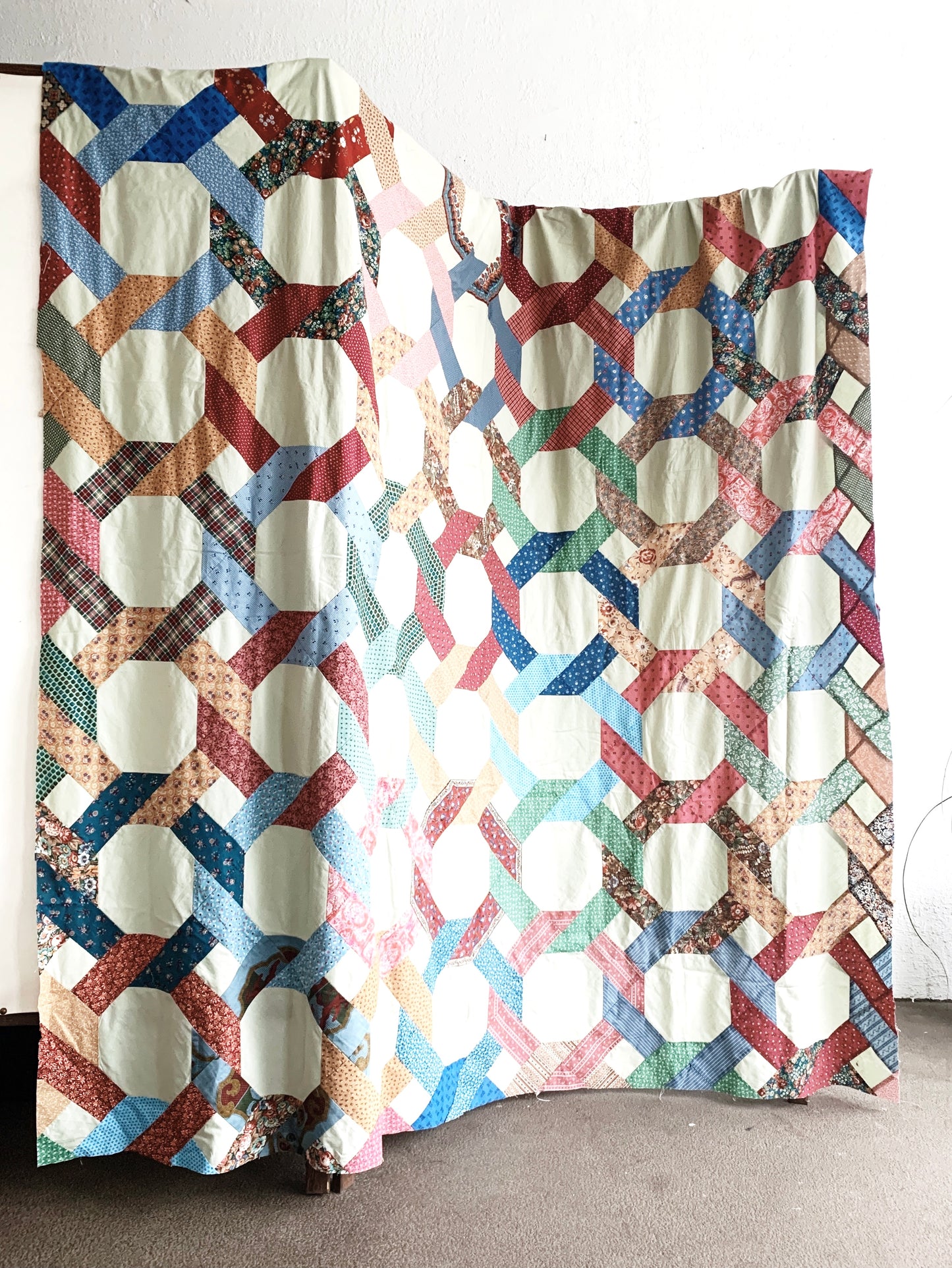 Handmade Cotton Quilt Topper