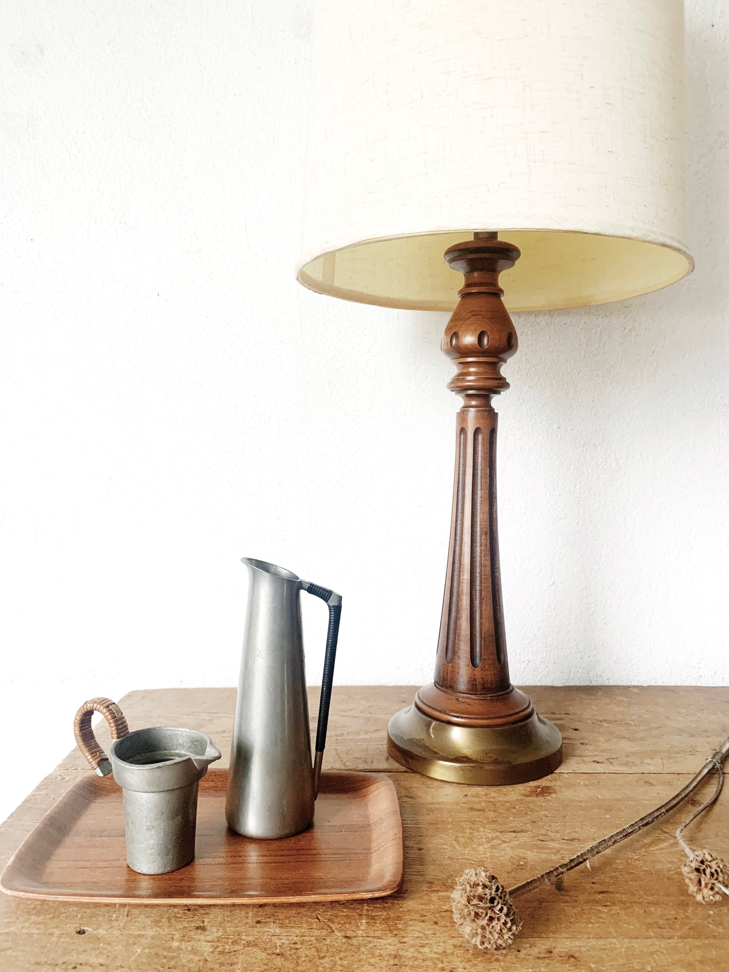 Mid Century Lamp with Shade