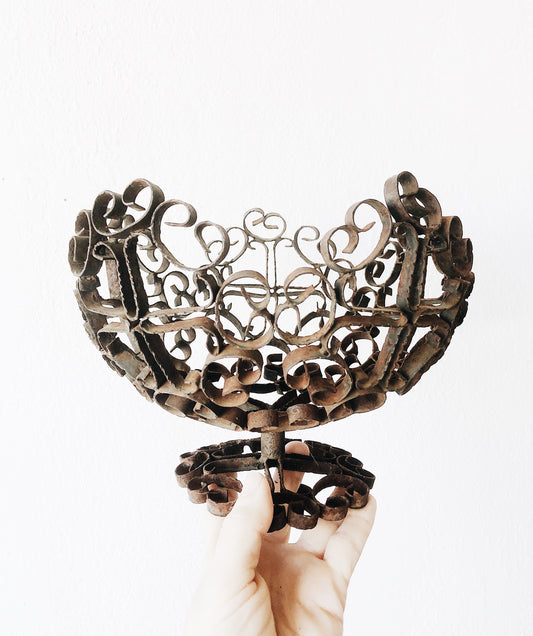 Vintage Iron Urn
