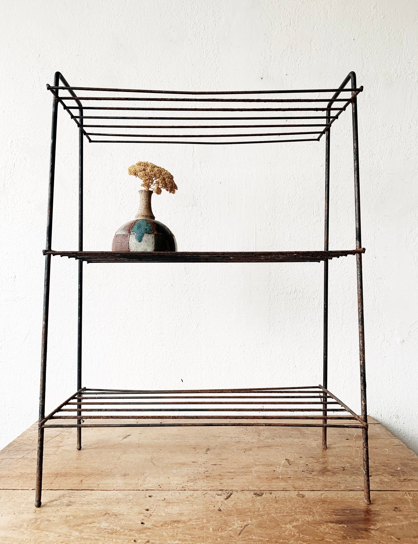 Mid Century Metal Shelf
