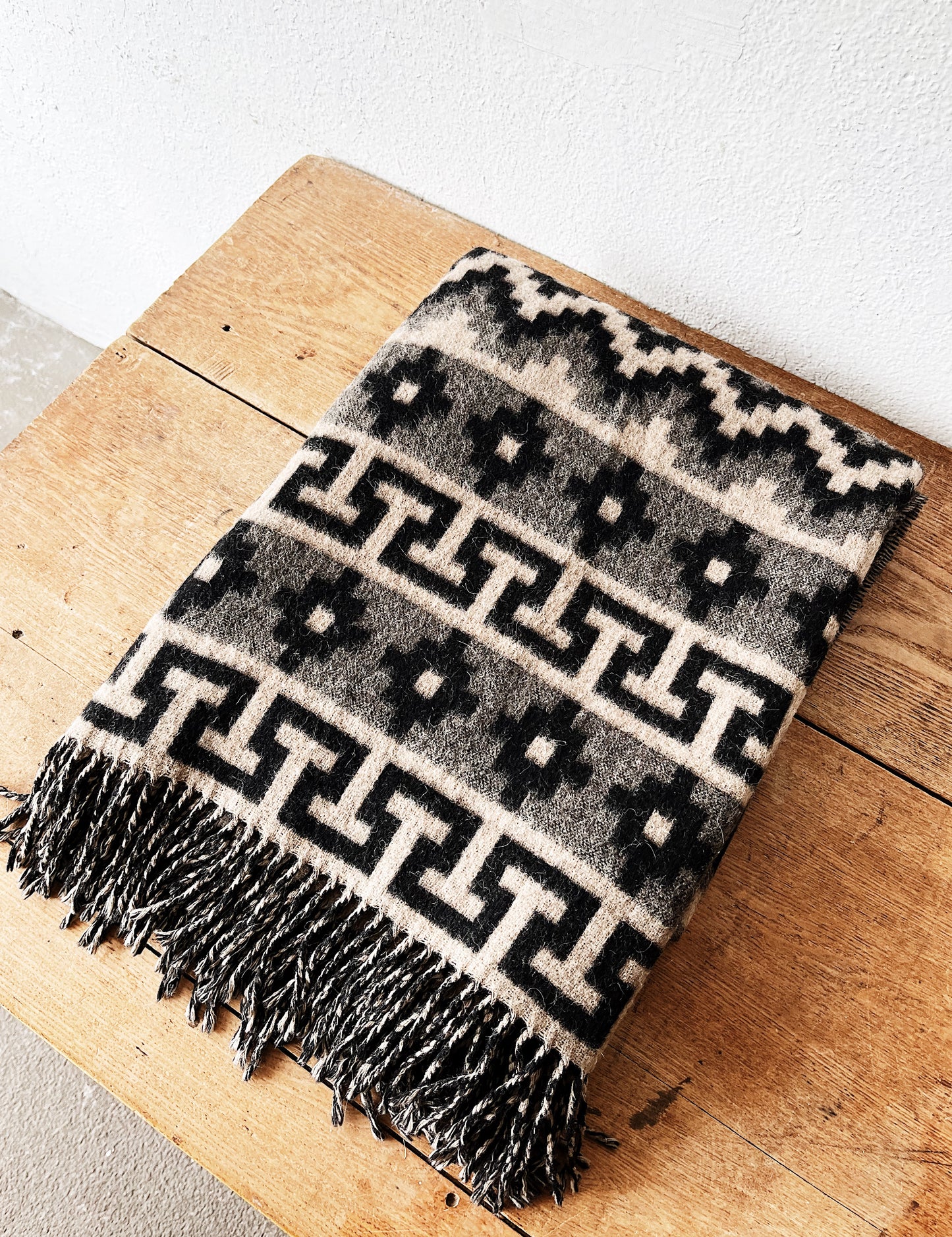 Vintage Alpaca Blanket