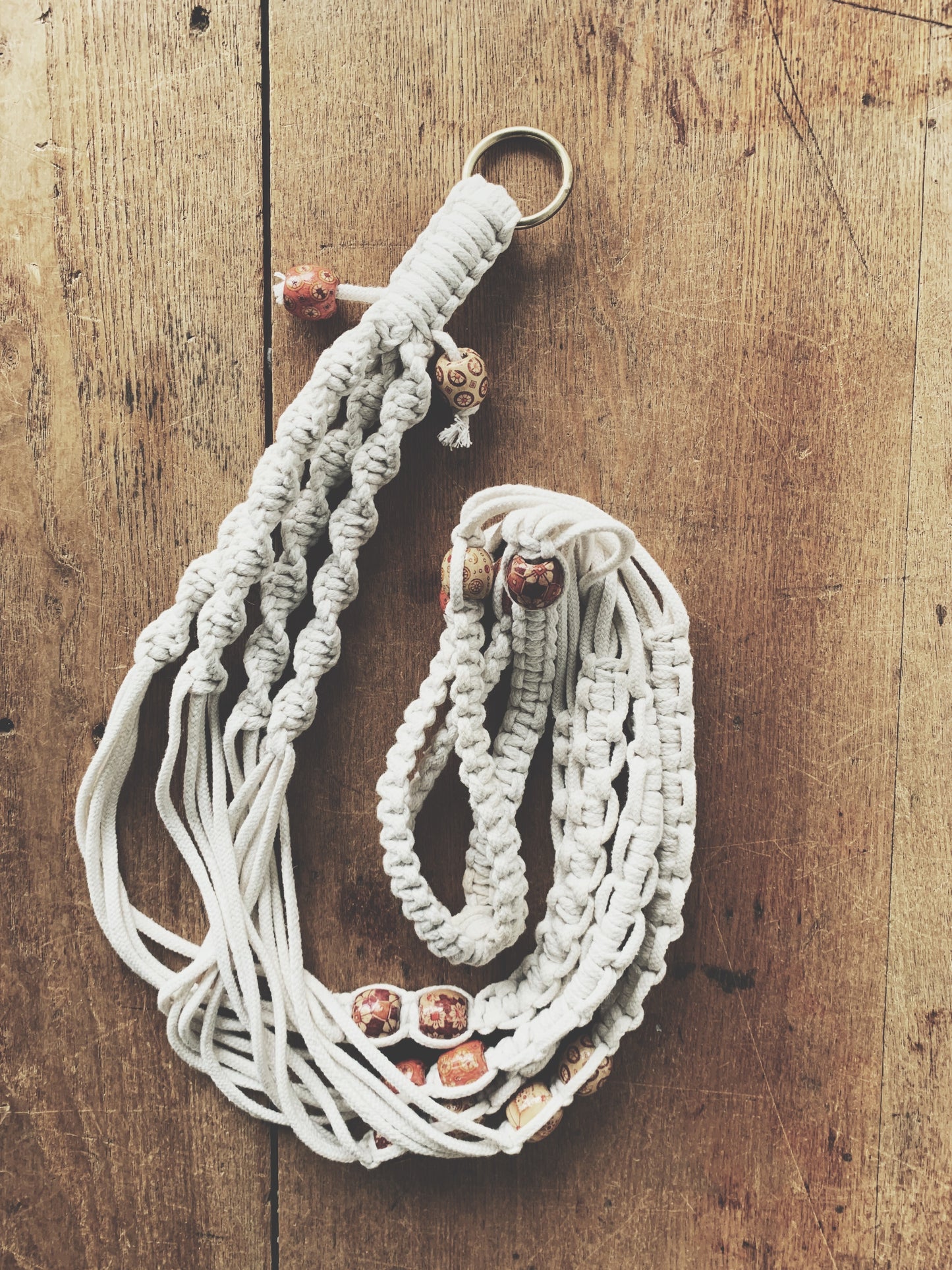 Cotton Macrame Hanger with Pot