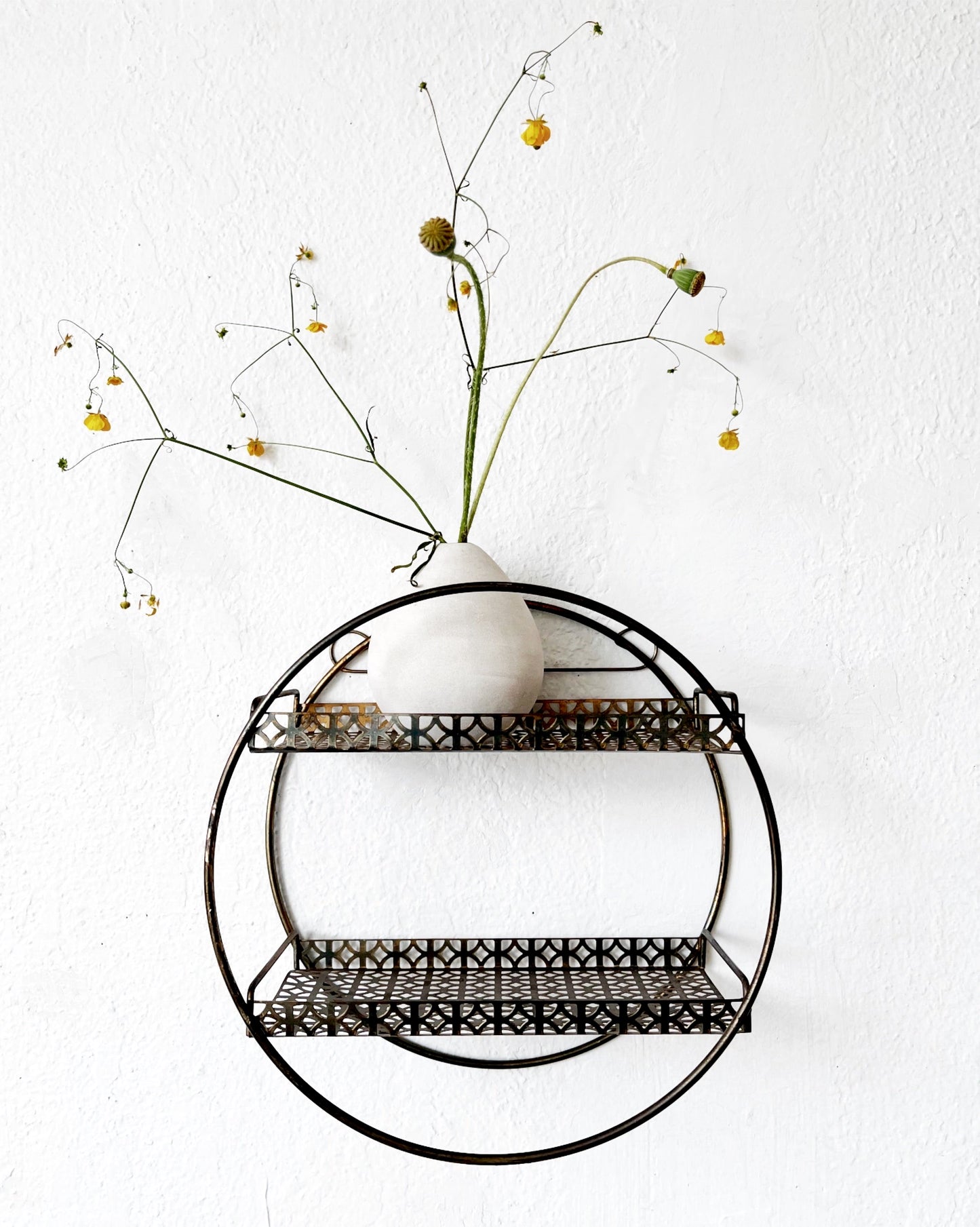 Mid Century Circular Shelf