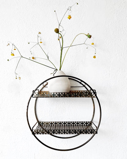 Mid Century Circular Shelf