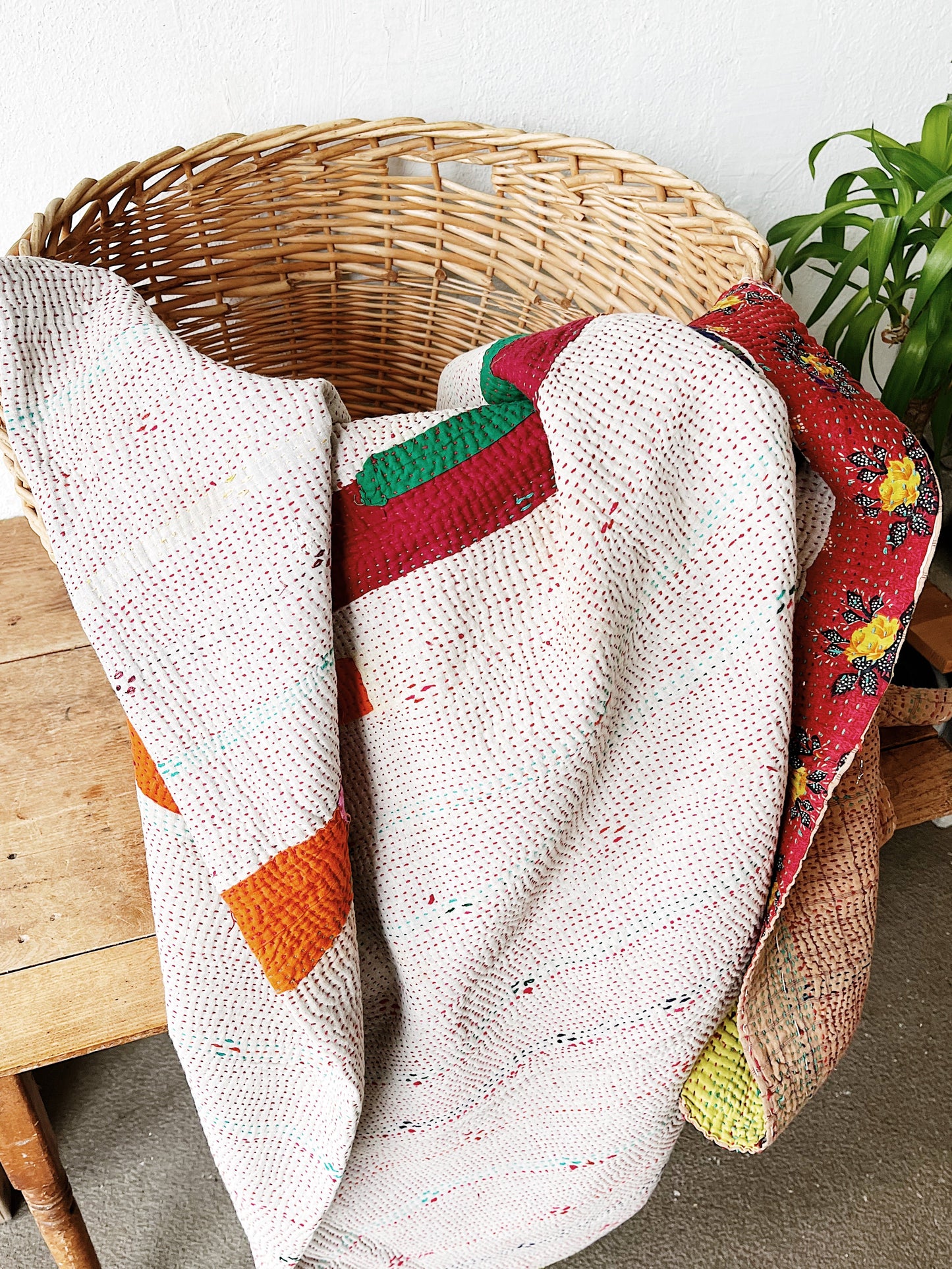 Vintage Kantha Quilt
