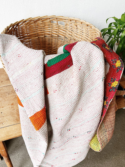 Vintage Kantha Quilt