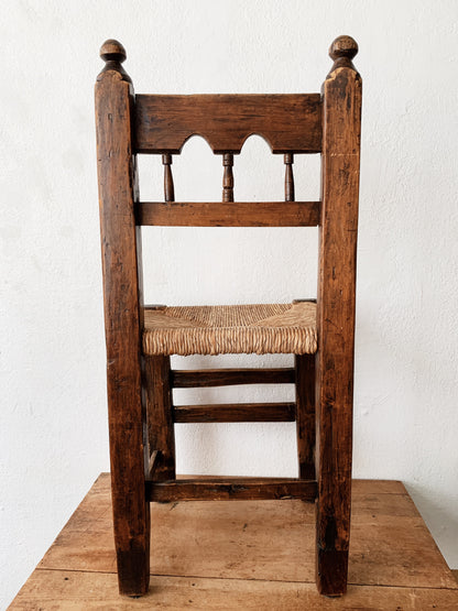 Mexican Carved Wood Chair