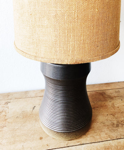 Large Vintage Stoneware Lamp