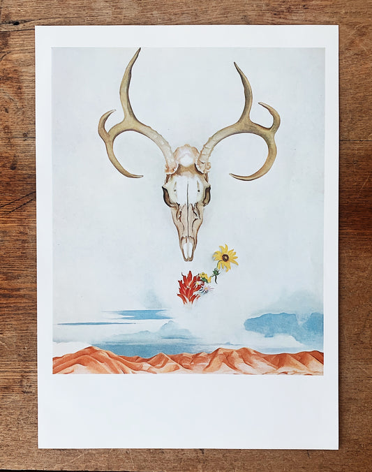 Vintage Georgia O’Keeffe Original 1970 Print