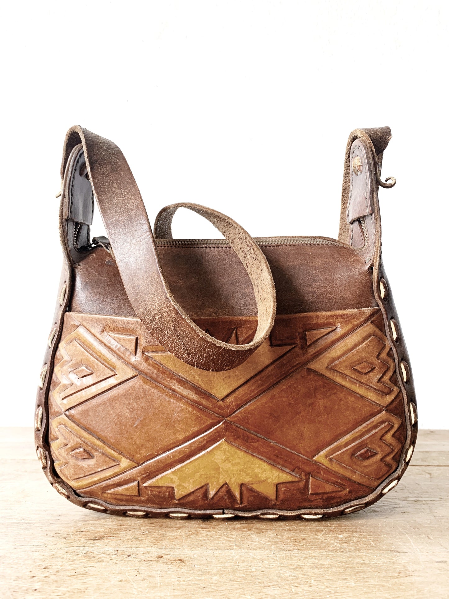 1970’s Tooled Leather Purse