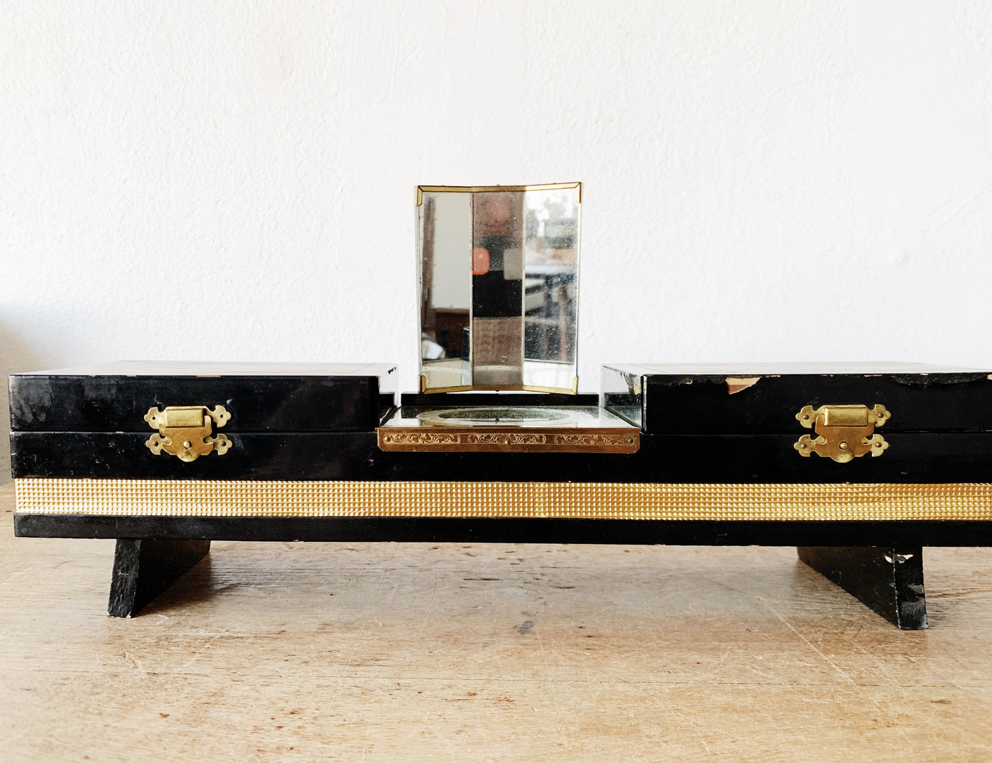 Antique Lacquered Music Box
