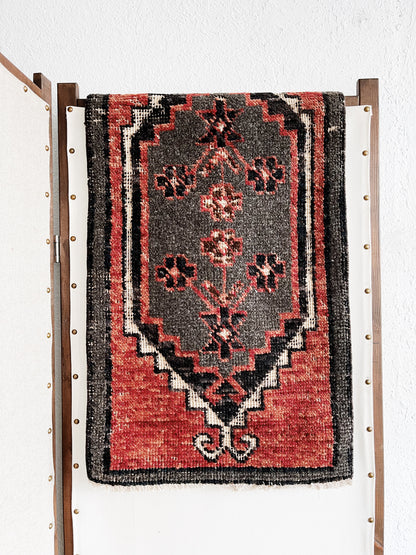 Vintage Turkish Mini Rug