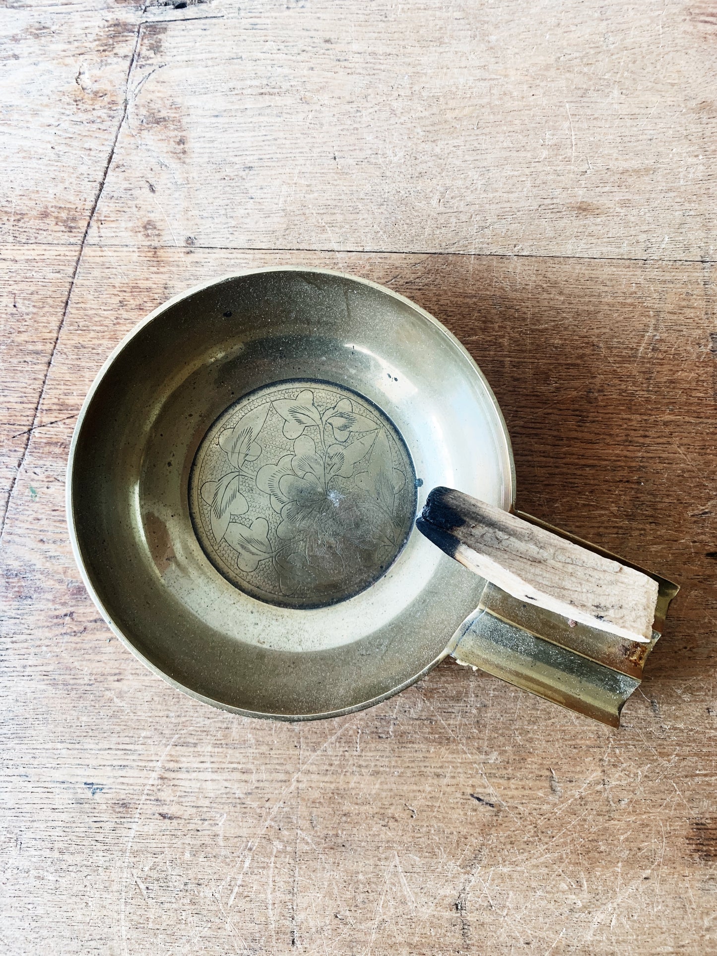 Vintage Brass Incense Burner/ Dish