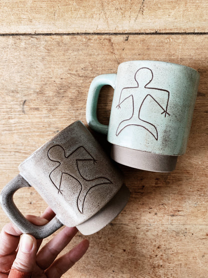 Kyoichi Yanagihara Handmade Pottery Mugs