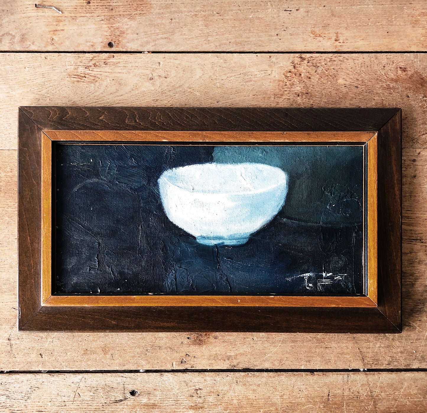 Original Oil Painting - White Vessel