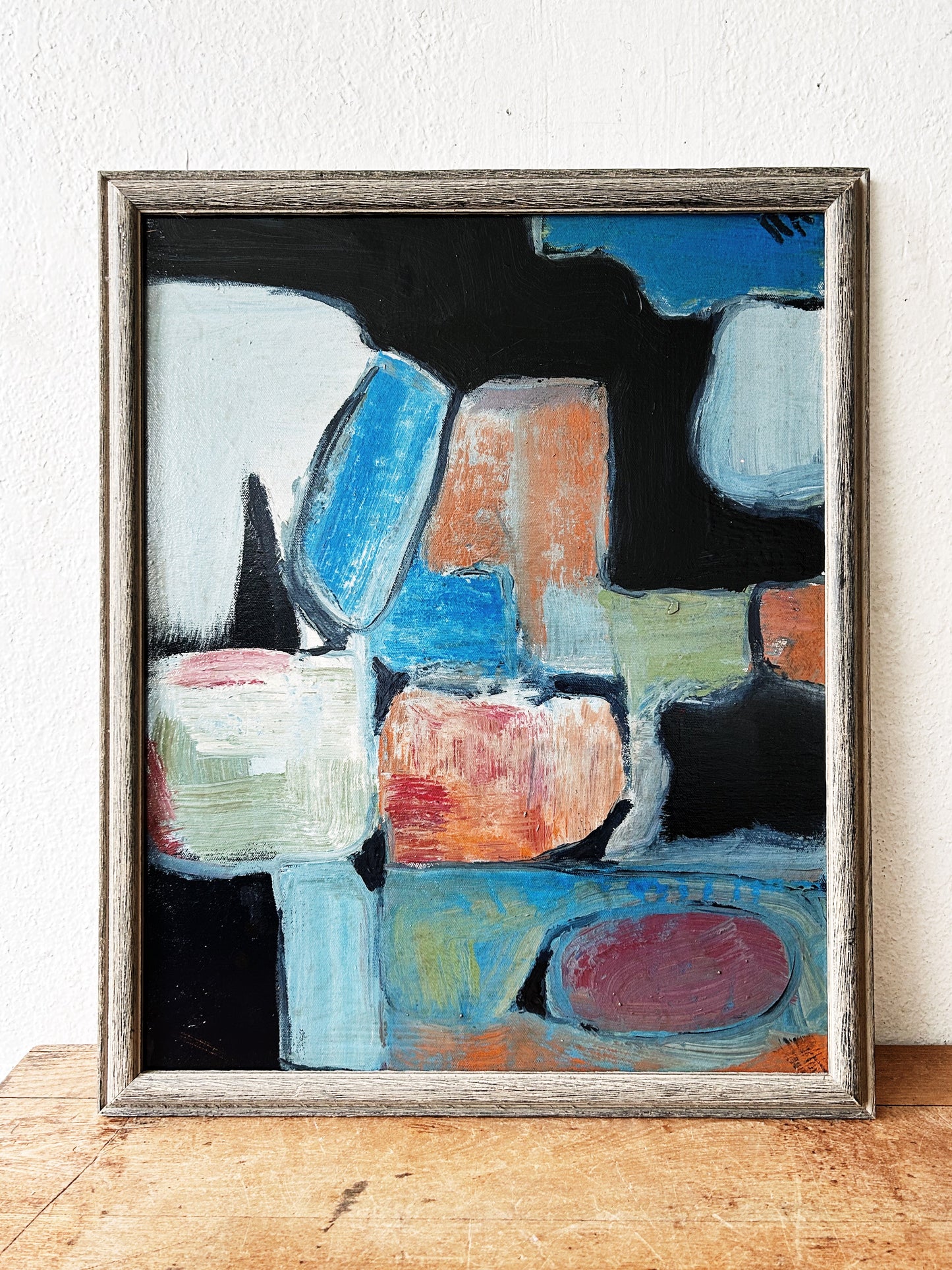 Original Framed Abstract Painting