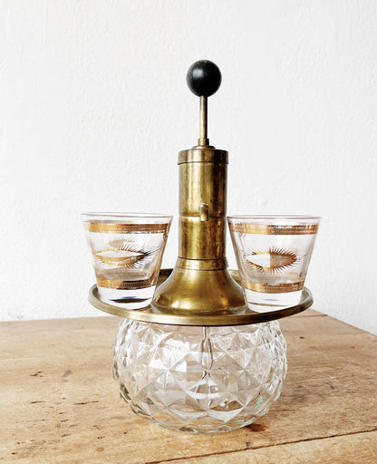 Vintage Liquor Decanter Set