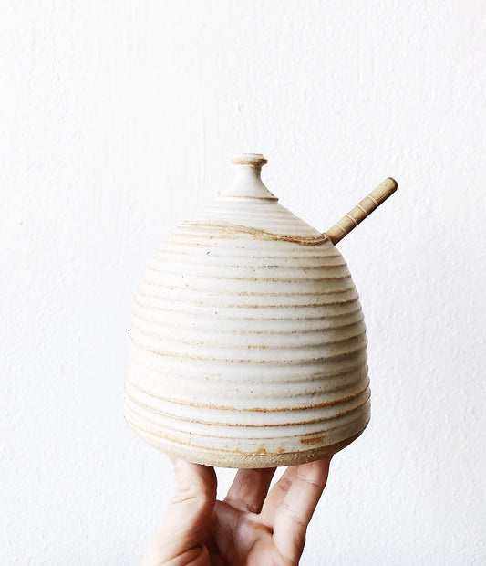 Vintage Ceramic Honey Pot