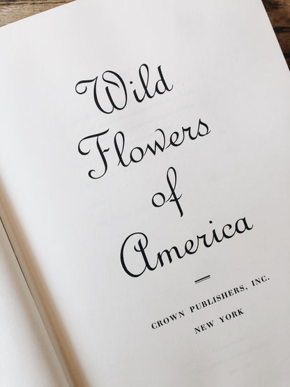 Vintage Wildflowers of America Book