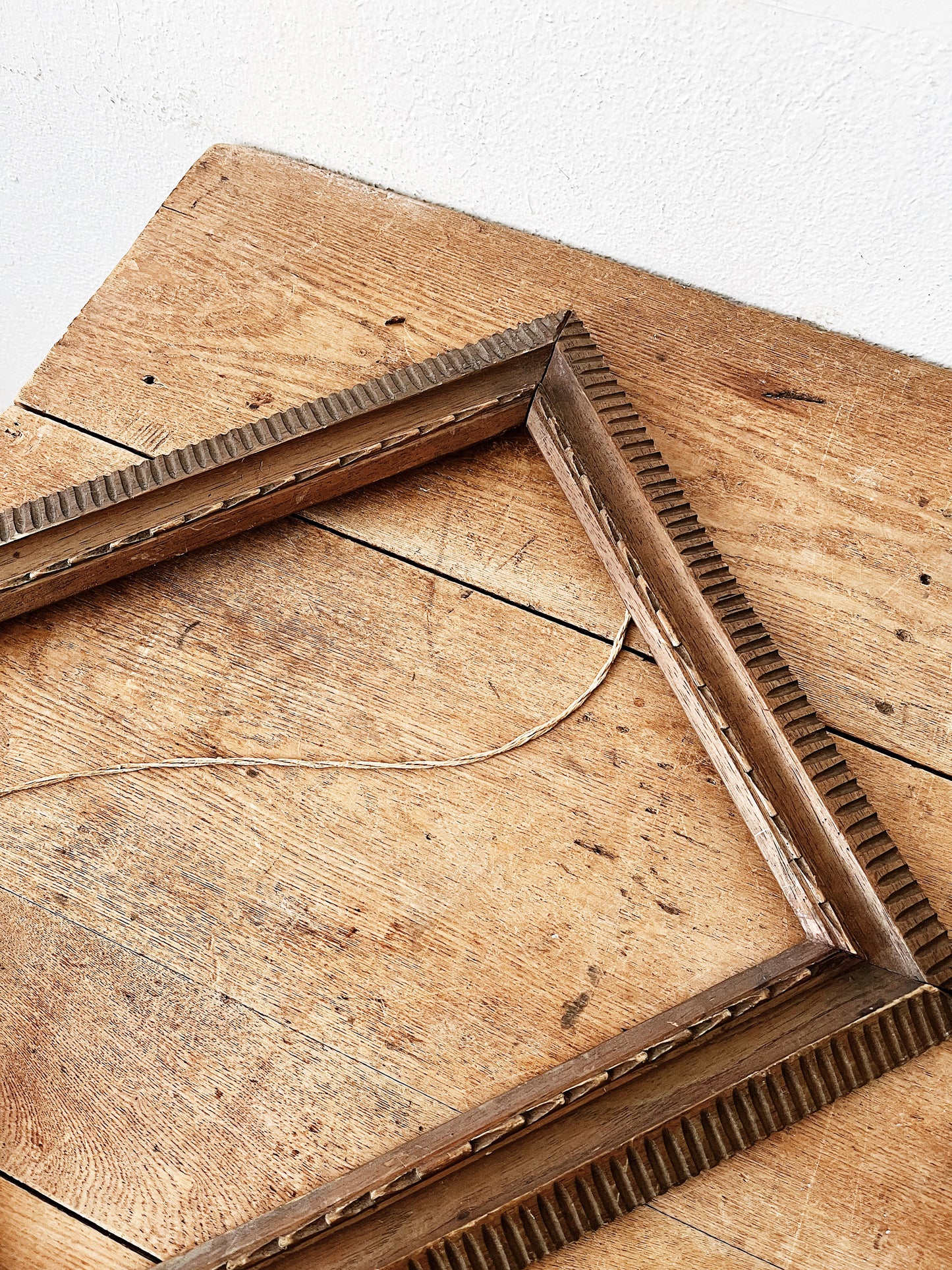 Antique Carved Wood Frame