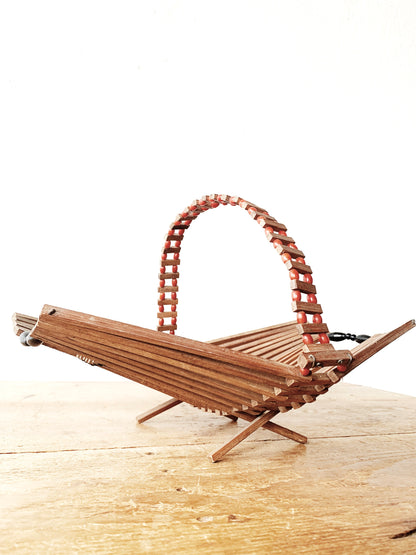 Vintage Folding Basket